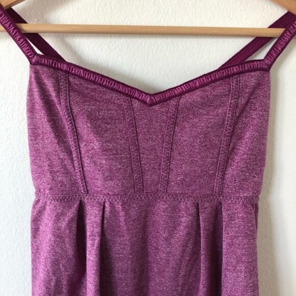 Lululemon cinched bottom dancer style pink tank top size 6 - Picture 2 of 4